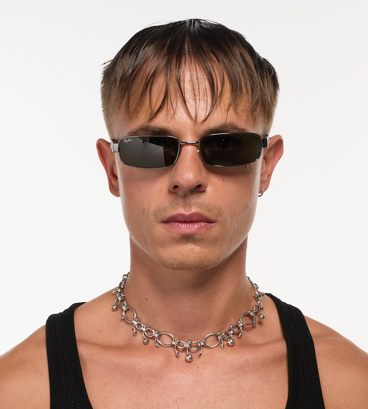 PULSE NECKLACE SILVER