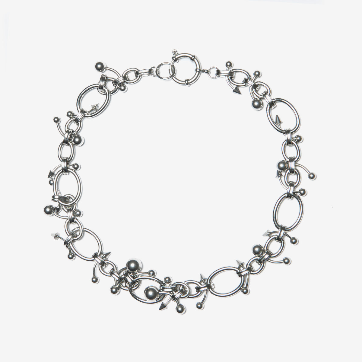 PULSE NECKLACE SILVER
