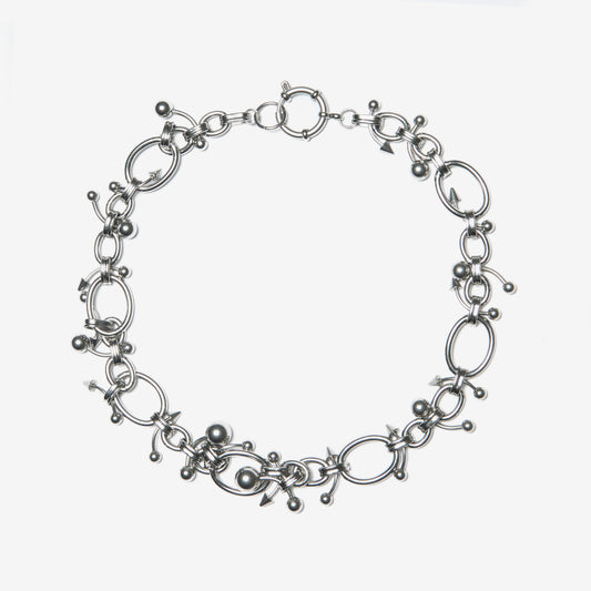 PULSE NECKLACE SILVER